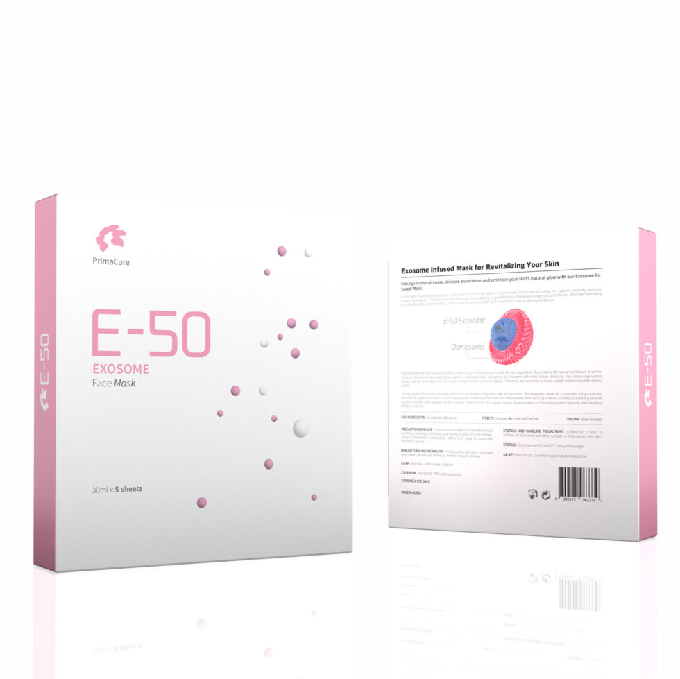 E-50 Maseczka do twarzy z Egzosomami - obrazek 2